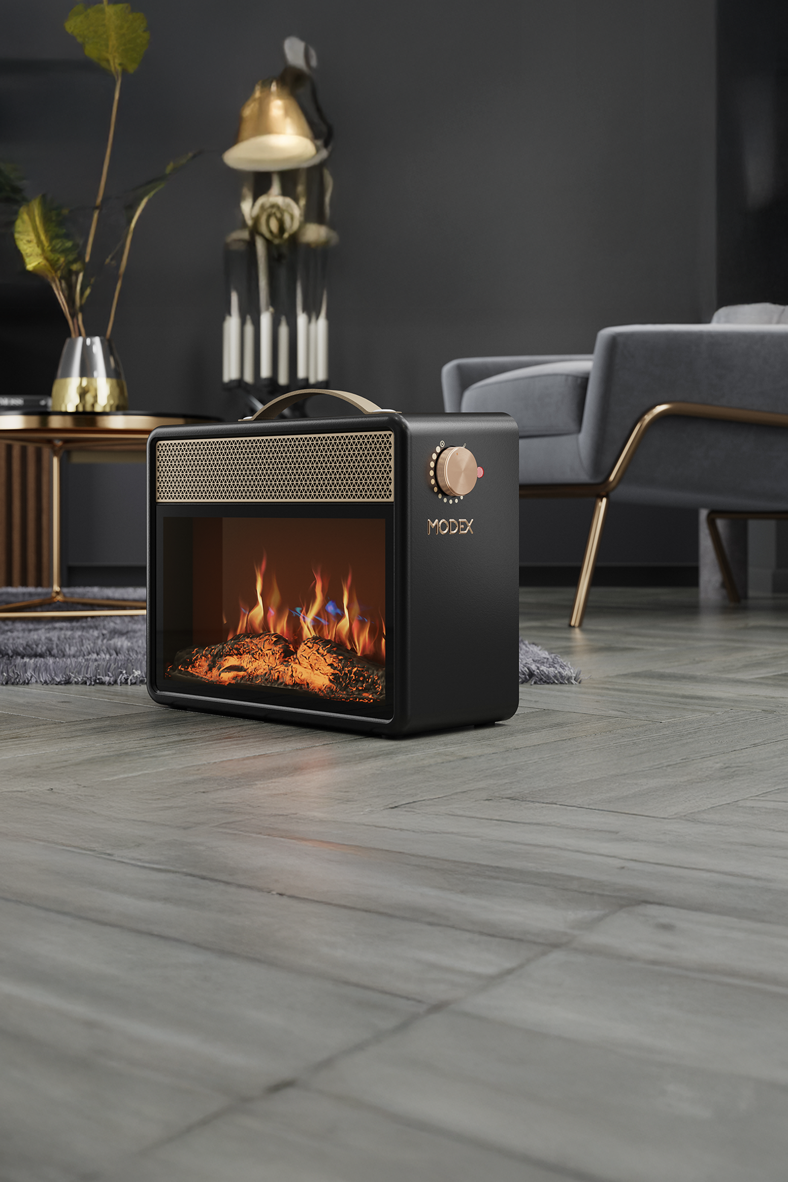 Fhr5000 Flame Electrical Heater