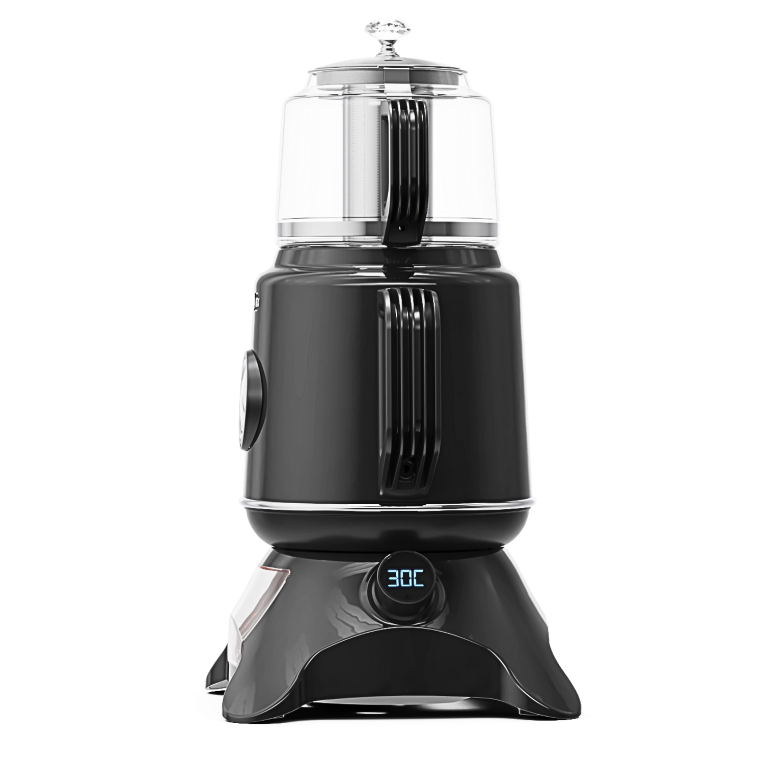 Modex TCS8010 tea maker isolated product image with digital temperature controller and glass teapot